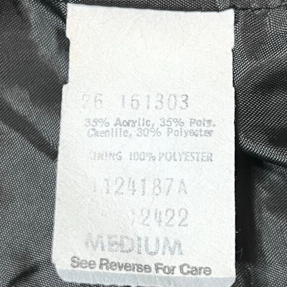 Koret Womens Medium Black Purple Pink Open Front Cardigan 2 Pockets - Picture 6 of 6